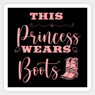This Princess Wears Boots Sticker